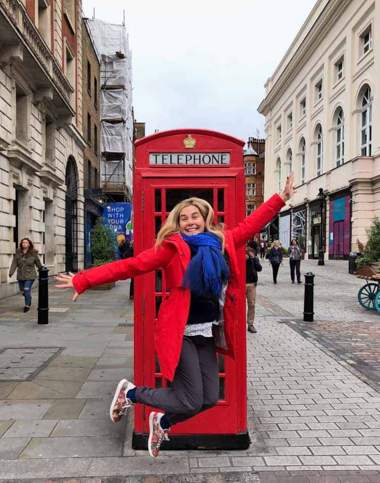 3 days in london itinerary phone booth