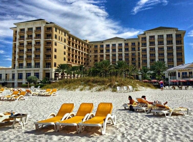 Gulf Coast luxury and family-friendly amenities abound at the Sandpearl Resort, Clearwater Beach, Florida