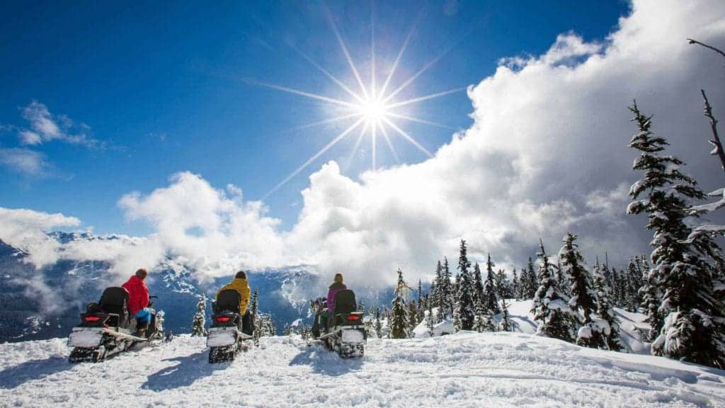 snowmobiles in whistler