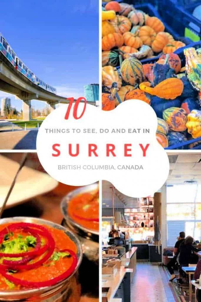 images of food and attractions in surrey bc