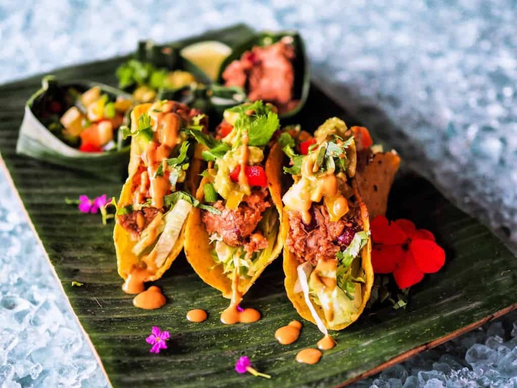 tacos on a plate