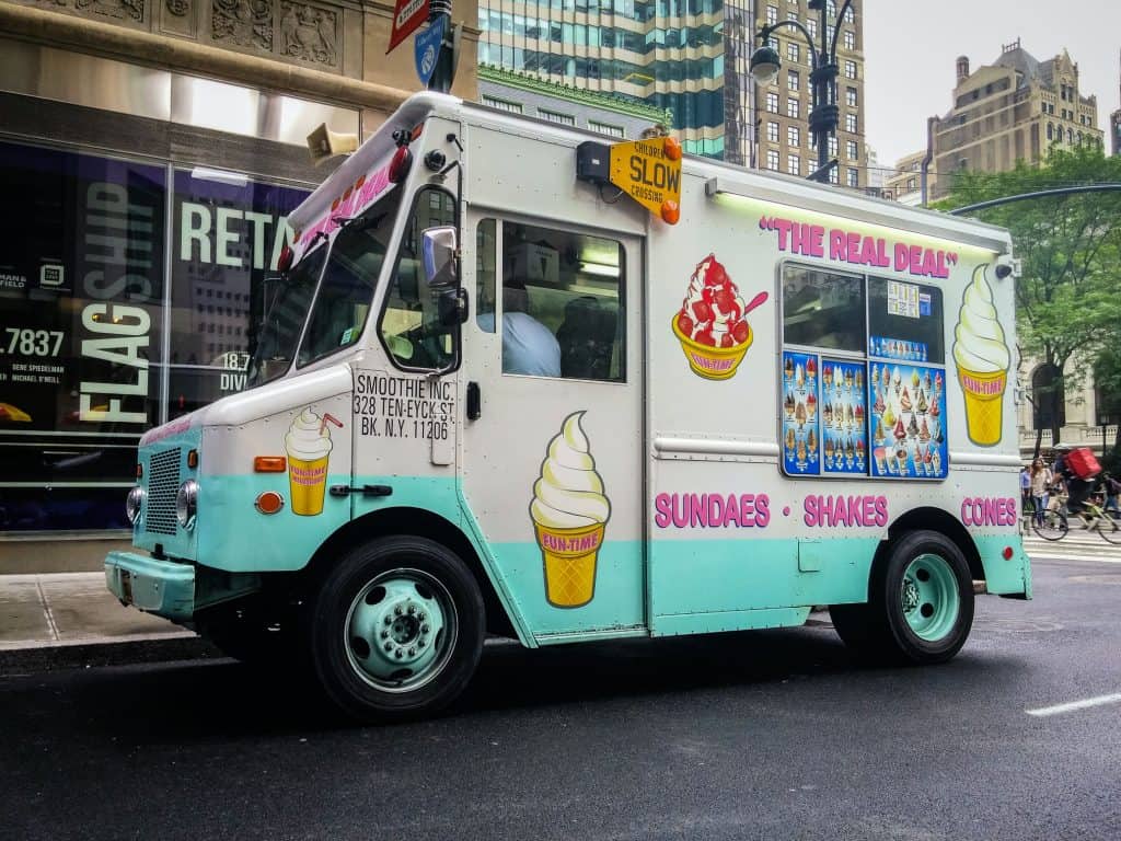 ice cream truck in new york