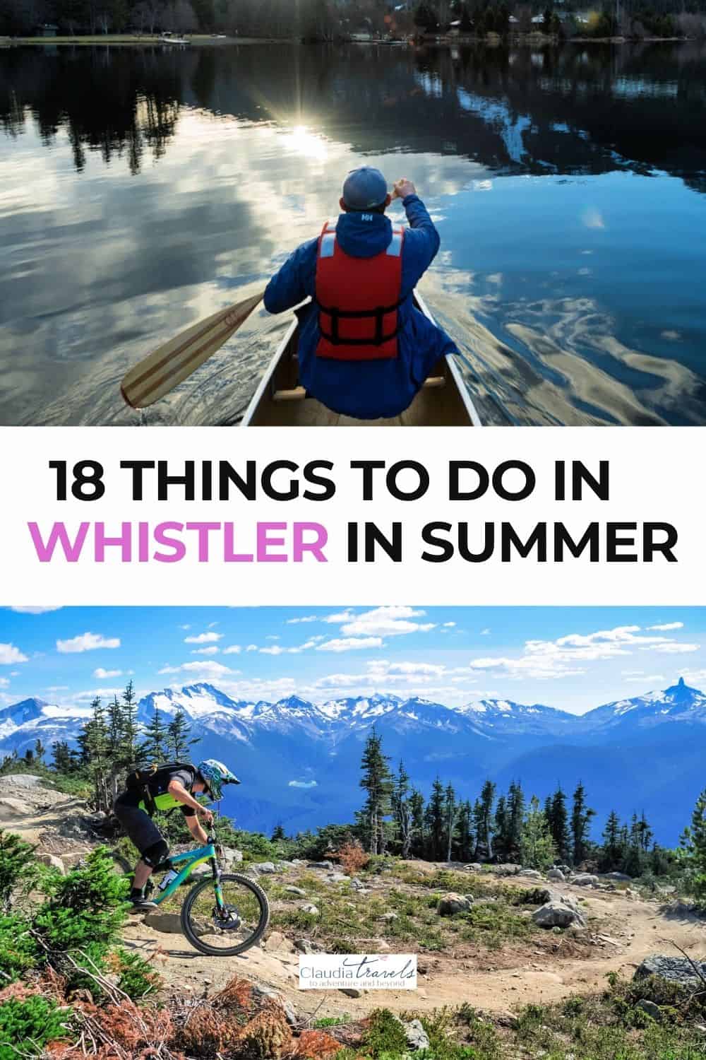 whistler in summer