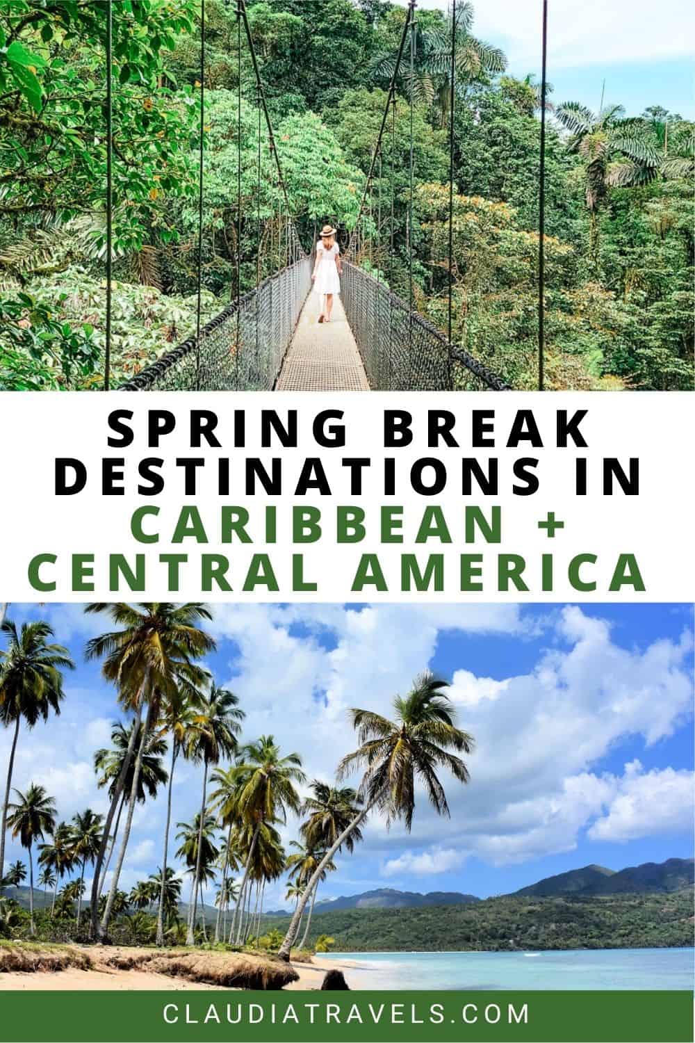 spring break destinations for families in caribbean