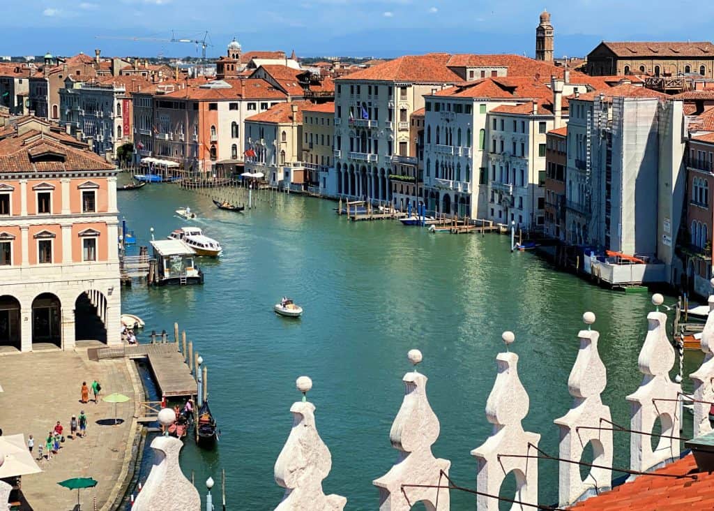 view of grand canal in venice